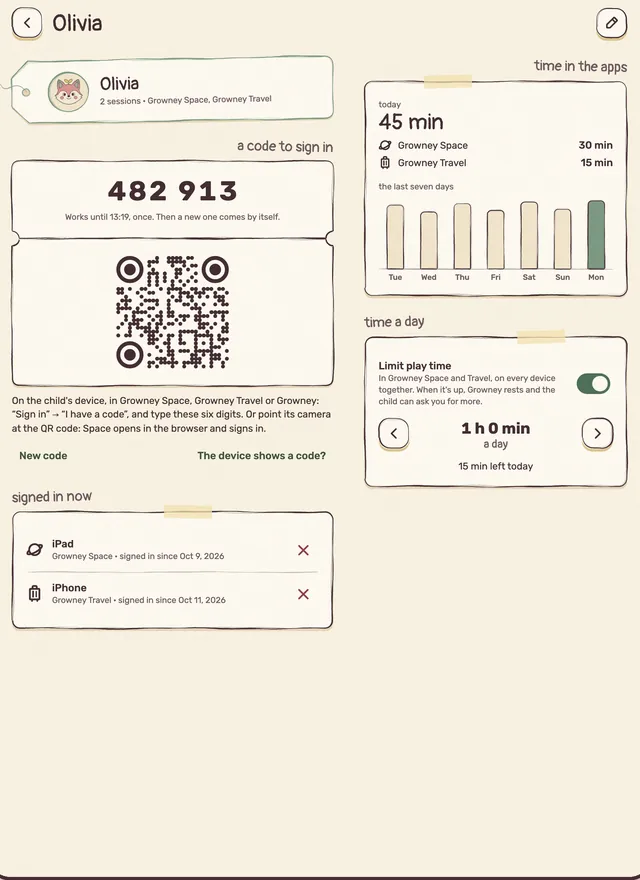 Sign-in code