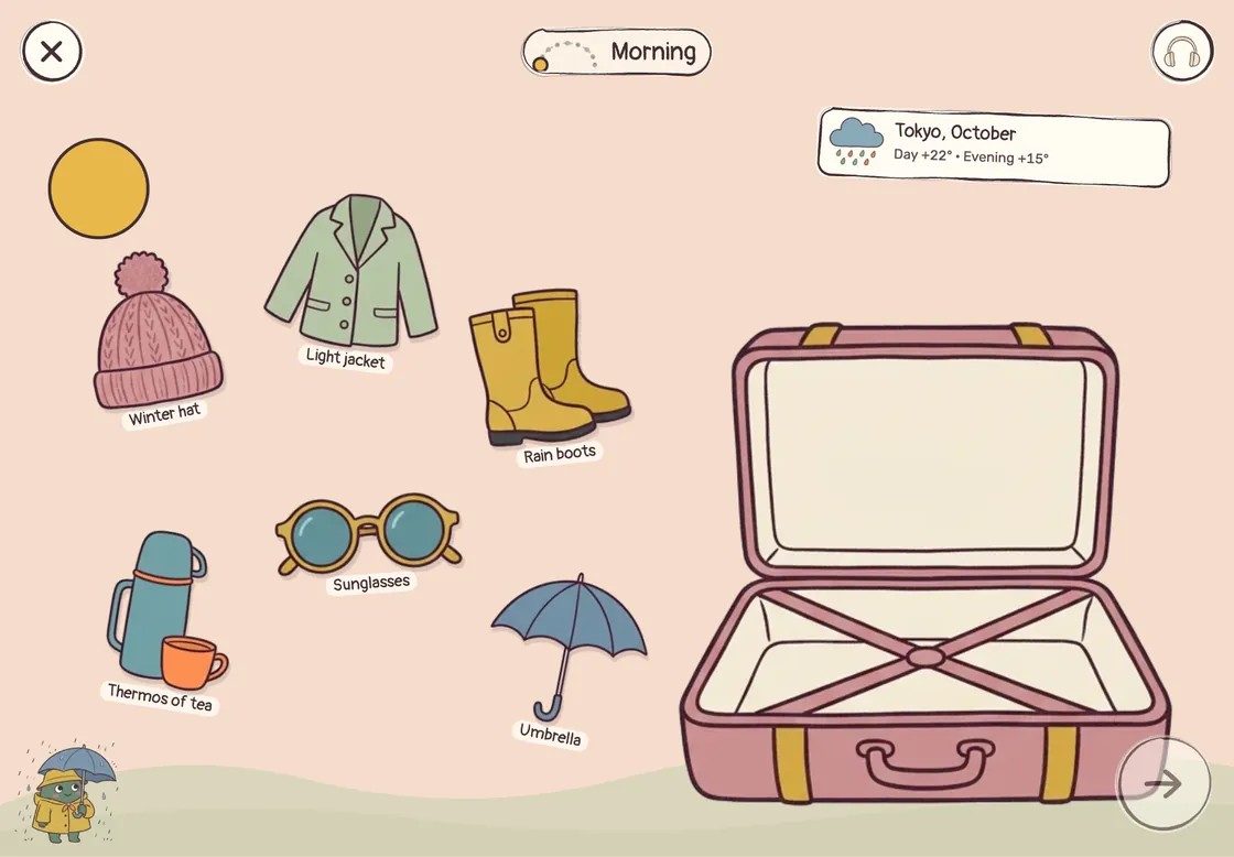 A suitcase for Tokyo